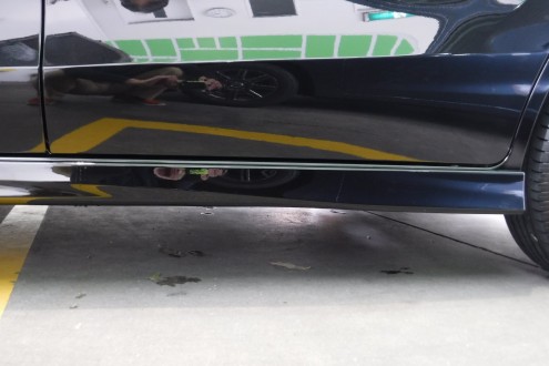 フリードの保険でキズ修理の施工後画像