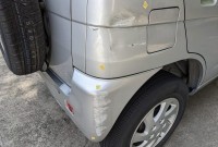 宝塚市　テリオスキッド　　　　　　　　　　　　　　前後バンパー、右後部修理